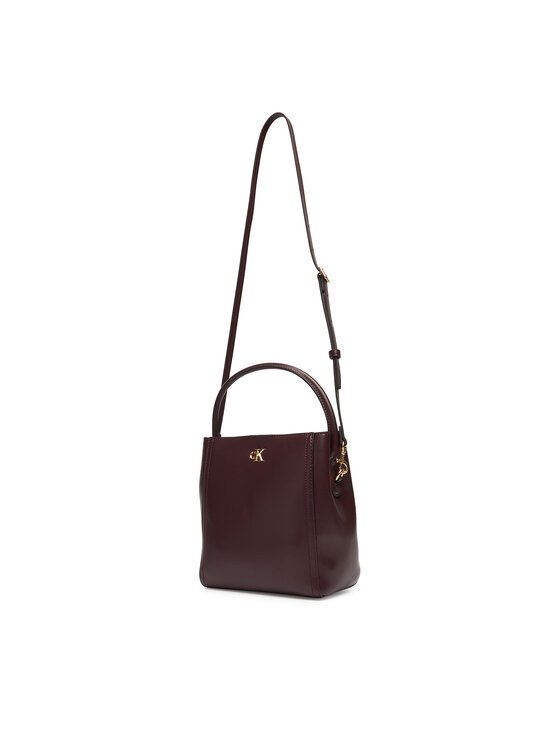 Calvin Klein Calvin Klein Torbica Ck Bucket With Strap LV04F3174G Tamnocrvena
