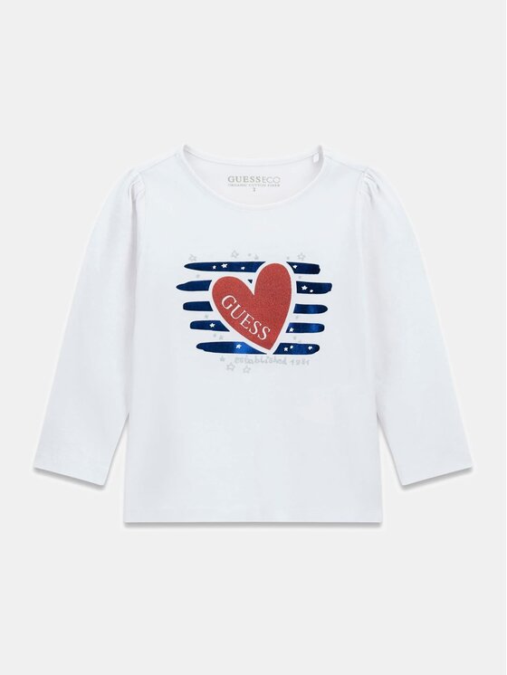 Guess Kids Guess Kids Tank top 180683 Biały Classic Fit