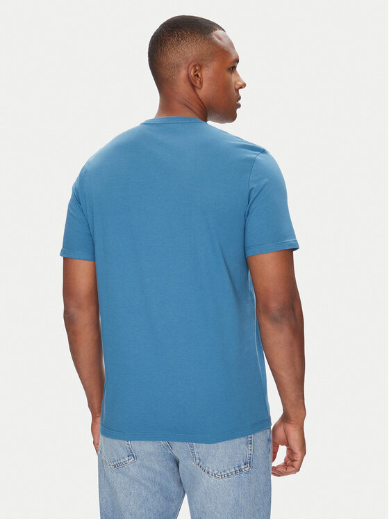 Calvin Klein Calvin Klein Póló Outline Tape Graphic LV04RC852G Kék Regular Fit