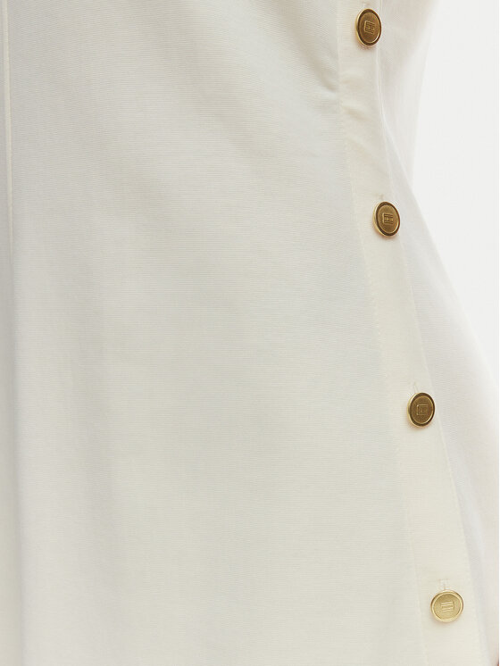 Tommy Hilfiger Tommy Hilfiger Kleid für den Alltag WW0WW48774 Beige Regular Fit