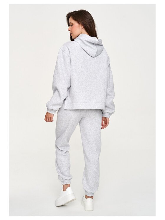 Makadamia Makadamia Dres M948 Szary Loose Fit