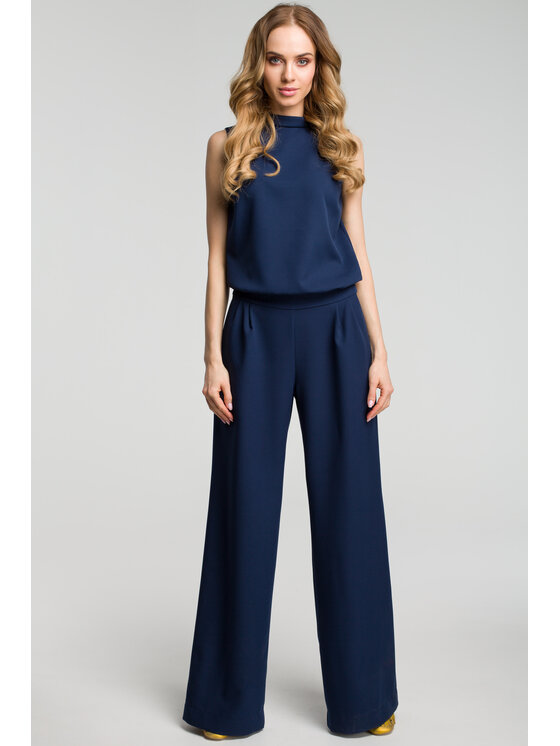 Made of Emotion Made of Emotion Jumpsuit M382 Blu scuro Custom Fit