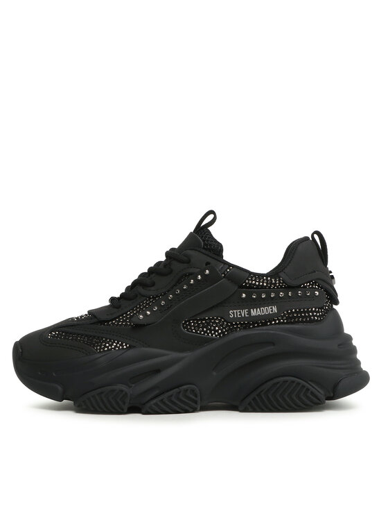 Steve Madden Steve Madden Снікерcи Possesionr SM11002270-001 Чорний