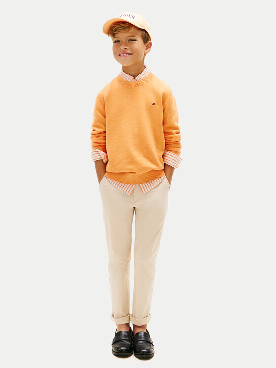 Tommy Hilfiger Tommy Hilfiger Pantaloni di tessuto KB0KB09638 Beige Regular Fit