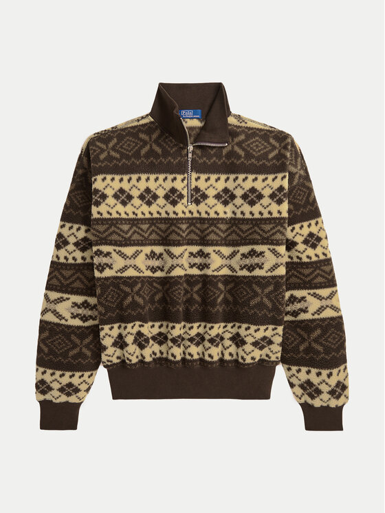Polo Ralph Lauren Polo Ralph Lauren Sveter 211947972001 Hnedá Relaxed Fit