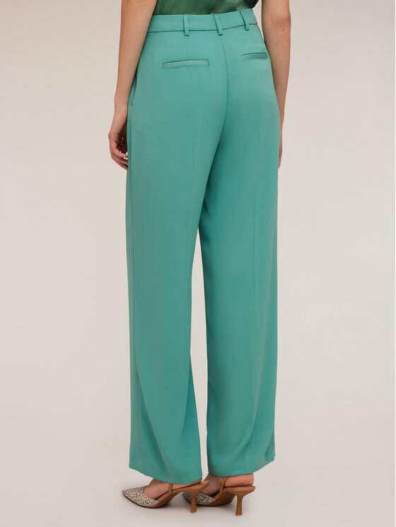 Motivi Motivi Pantaloni di tessuto P192Q103935N015 Turchese Over Fit