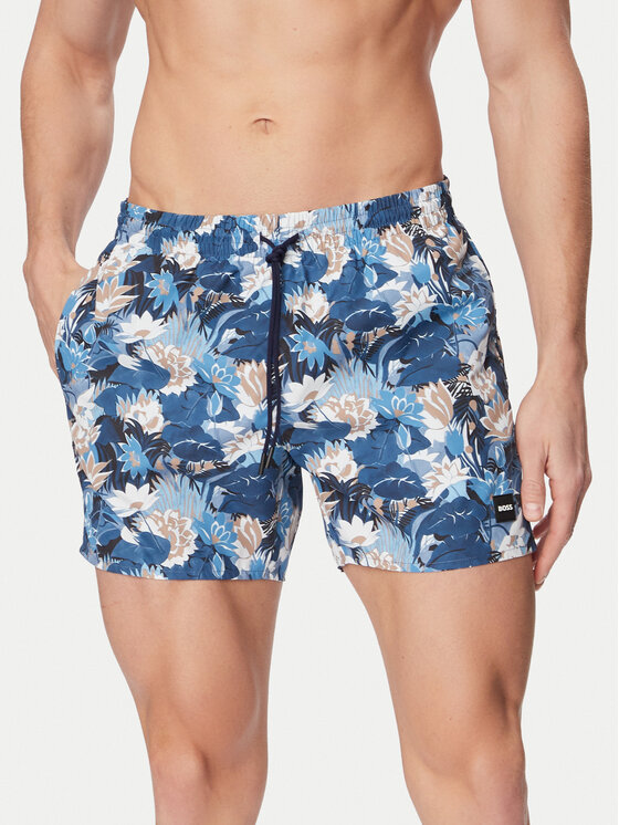 BOSS Szorty kąpielowe Piranha 50508845 Niebieski Regular Fit