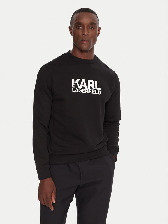 KARL LAGERFELD Bluză 705780 500917 Negru Regular Fit
