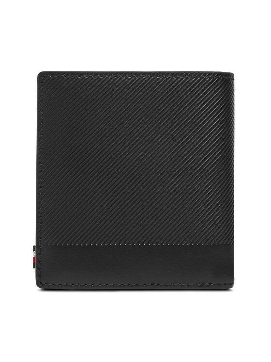 Tommy Hilfiger Tommy Hilfiger Große Herren Geldbörse Th Foundation Trifold AM0AM13510 Schwarz