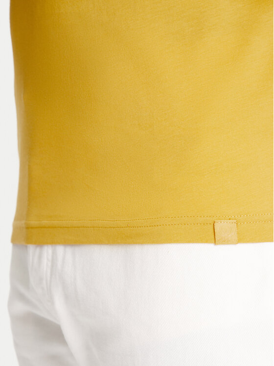 United Colors Of Benetton United Colors Of Benetton T-shirt 3U53J1F15 Žuta Regular Fit