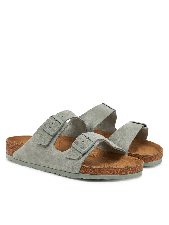 Birkenstock Birkenstock Παντόφλες Arizona zamsz 1029146 Πράσινο