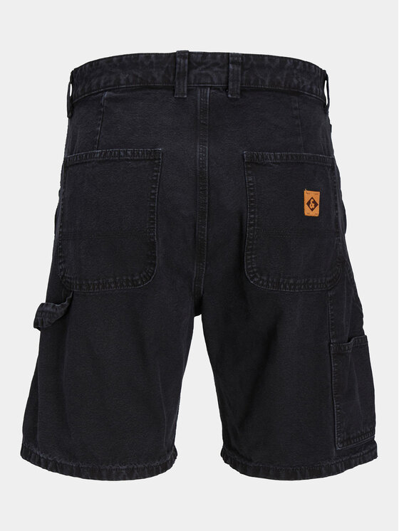Jack&Jones Jack&Jones Pantaloni scurți de blugi Jjitony 12252814 Negru Loose Fit