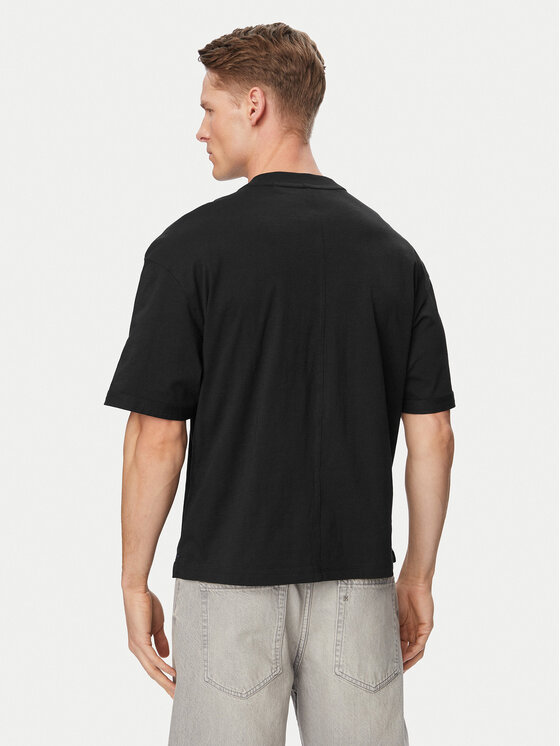 HUGO HUGO Tricou Nohacrop 50556406 Negru Loose Fit