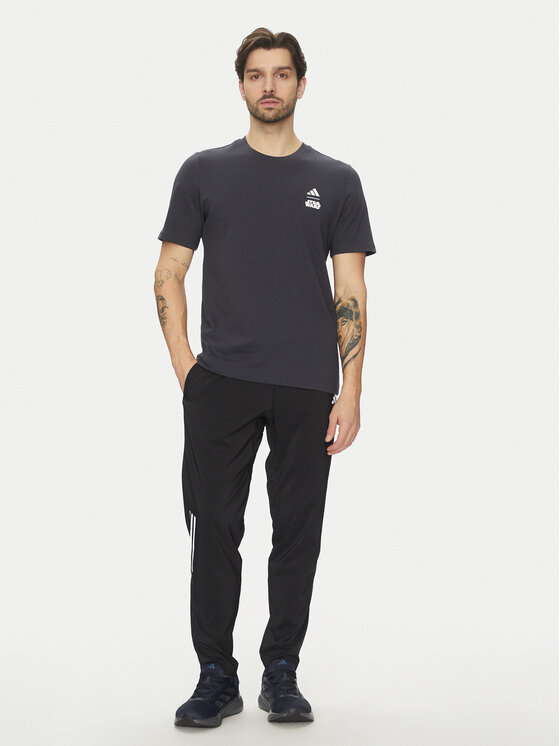 adidas adidas Tricou Star Wars The Mandalorian™ JI5716 Gri Regular Fit