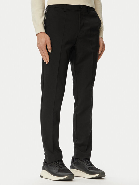 BOSS Pantaloni chino Goc Swing 50564285 Negru Regular Fit