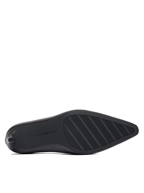 Tommy Hilfiger Tommy Hilfiger Czółenka Th Logo Lth Pump Slanted Hl FW0FW09008 Czarny