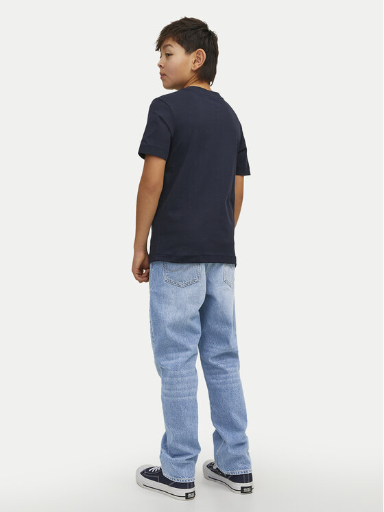 Jack & Jones Junior Jack & Jones Junior Jeansy Chris 12229486 Niebieski Relaxed Fit