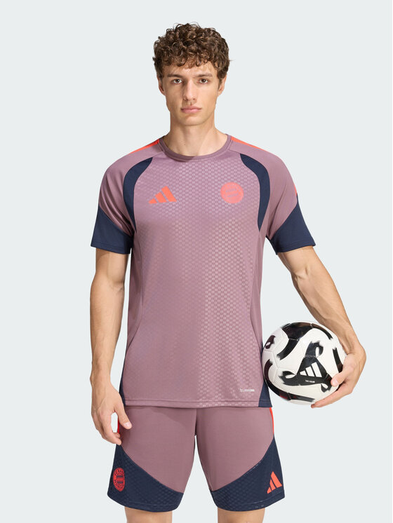adidas adidas Koszulka techniczna 172105 Fioletowy Slim Fit