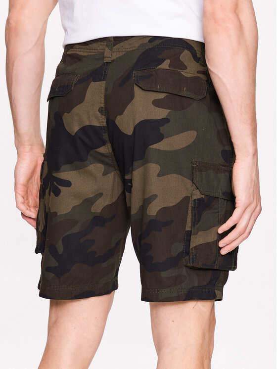 Brave Soul Brave Soul Kratke hlače iz tkanine MSRT-RIVER Zelena Regular Fit