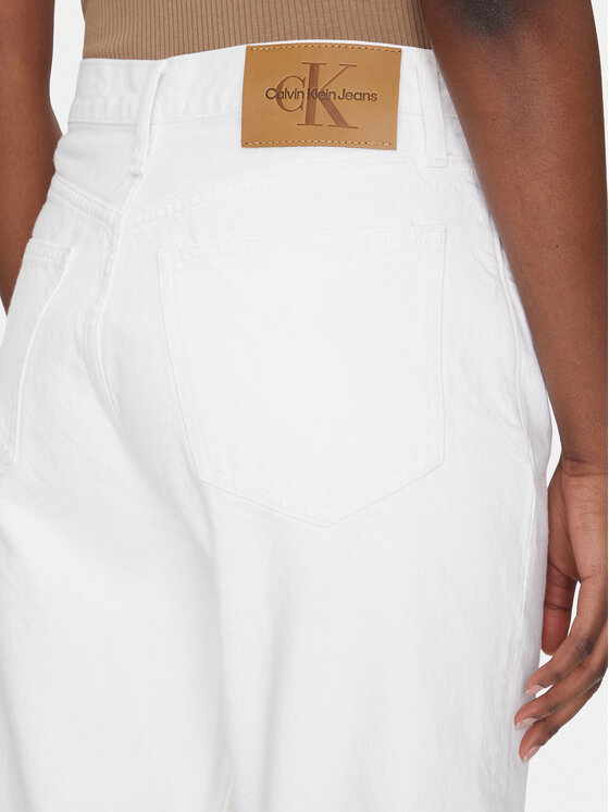 Calvin Klein Jeans Calvin Klein Jeans Τζιν Authentic J20J225136 Λευκό Straight Fit