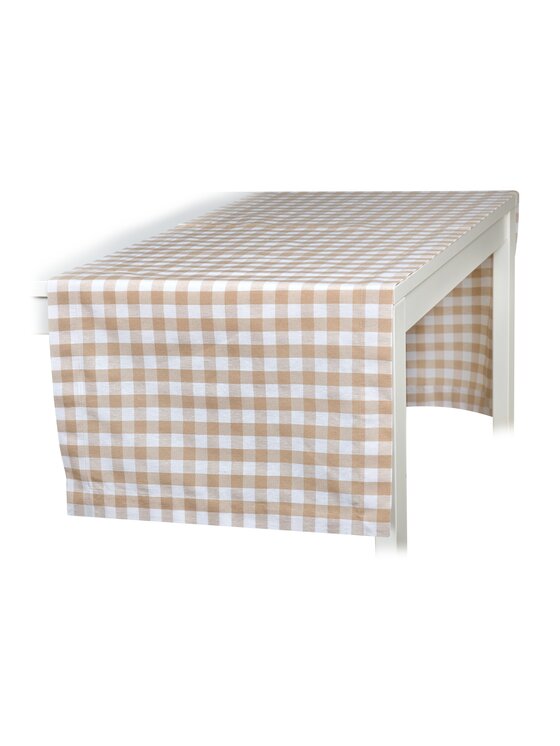Roseberry Home Roseberry Home Bieżnik Beige Gingham Beżowy