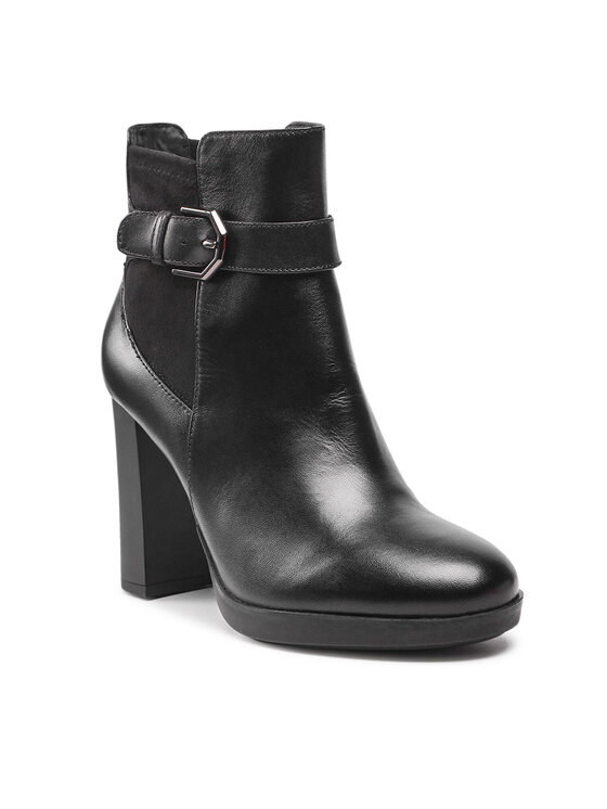 Geox Geox Botki D Annya Pl.90 B D16PXB 085JZ C9999 Czarny
