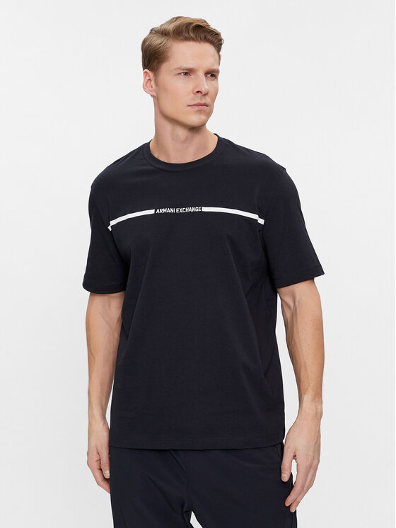 Armani Exchange Armani Exchange Tričko 3DZTLG ZJ9JZ 1583 Tmavomodrá Regular Fit