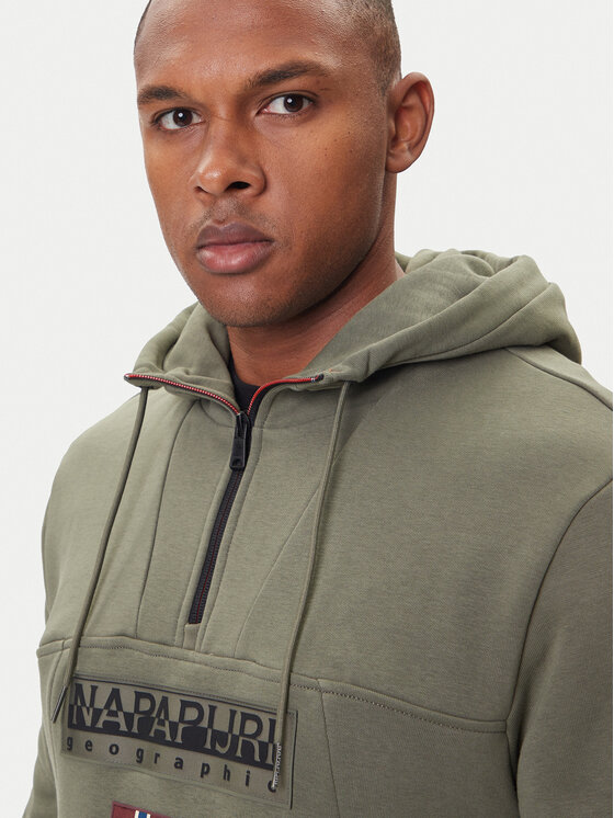Napapijri Napapijri Sweatshirt Burgee NP0A4I5E Grün Regular Fit