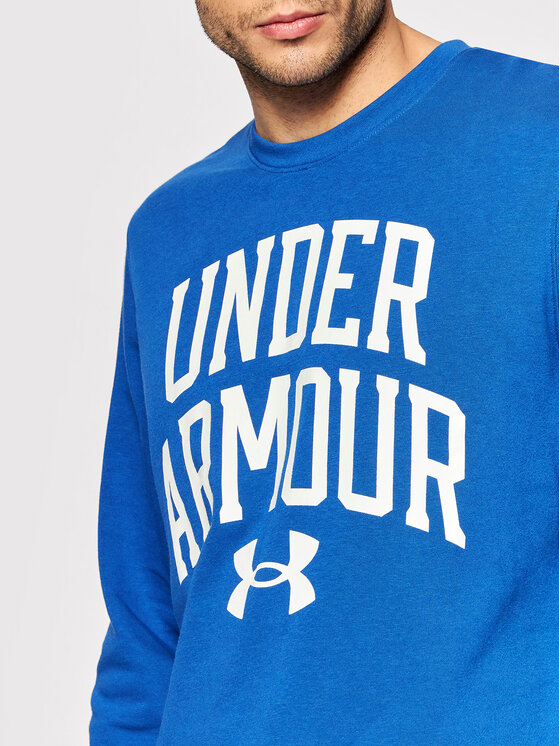 Under Armour Under Armour Суитшърт Ua Rival 1361561 Син Loose Fit