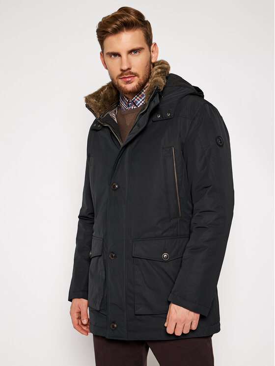 Bugatti Bugatti Parka 672813 69034 Melns Regular Fit
