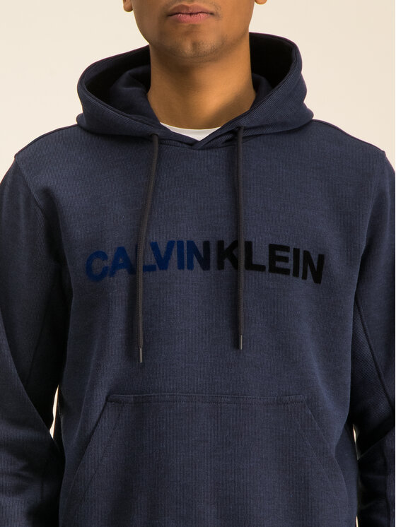 Calvin Klein Calvin Klein Суитшърт Tone On Tone Logo K10K104954 Тъмносин Regular Fit