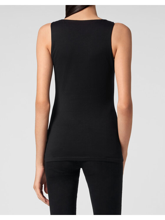 PHILIPP PLEIN PHILIPP PLEIN Tank top 1427 Černá Skin Tight Fit