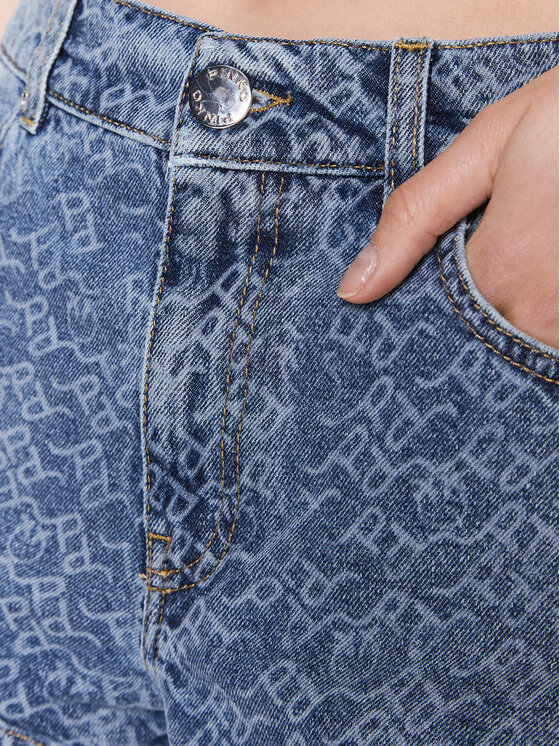 PINKO Pinko Jeans kratke hlače Andatura 100812 A0Q0 Modra Regular Fit