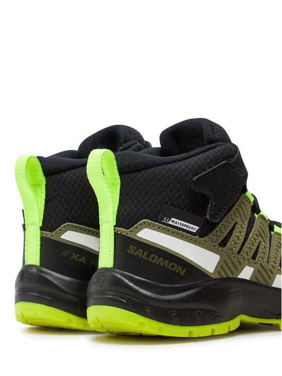 Salomon Salomon Παπούτσια πεζοπορίας Xa Pro V8 Mid Climasalomon™ Waterproof L47289600 Μαύρο