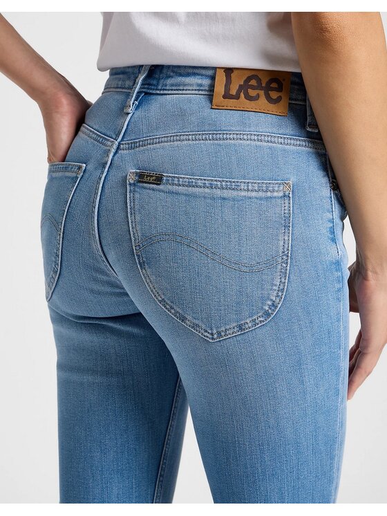 Lee Lee Jeansy BREESE Niebieski Bootcut Fit