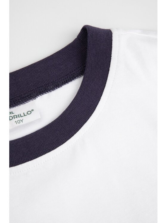 Coccodrillo Coccodrillo Tričko WC6143203SGJ-001 Biela Regular Fit