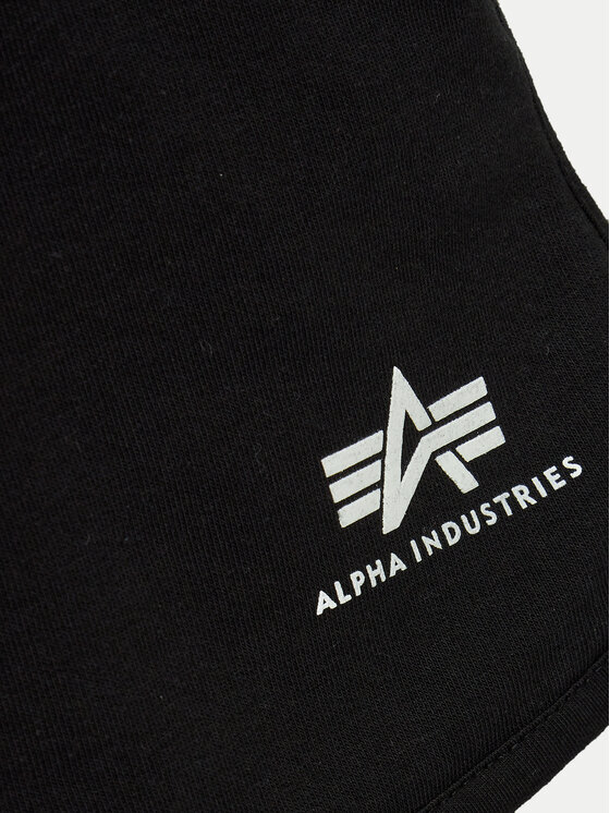 Alpha Industries Alpha Industries Pantaloni scurți sport Basic 116054 Negru Regular Fit