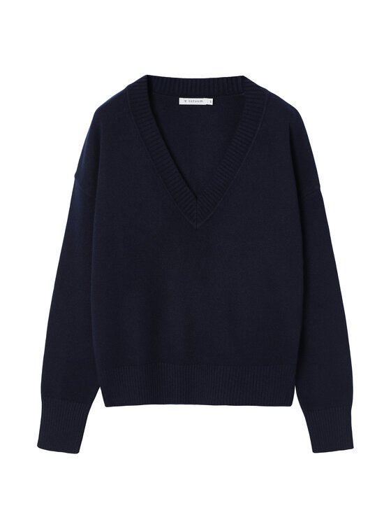TATUUM TATUUM Sweter ELNERKA 1 Granatowy Classic Fit