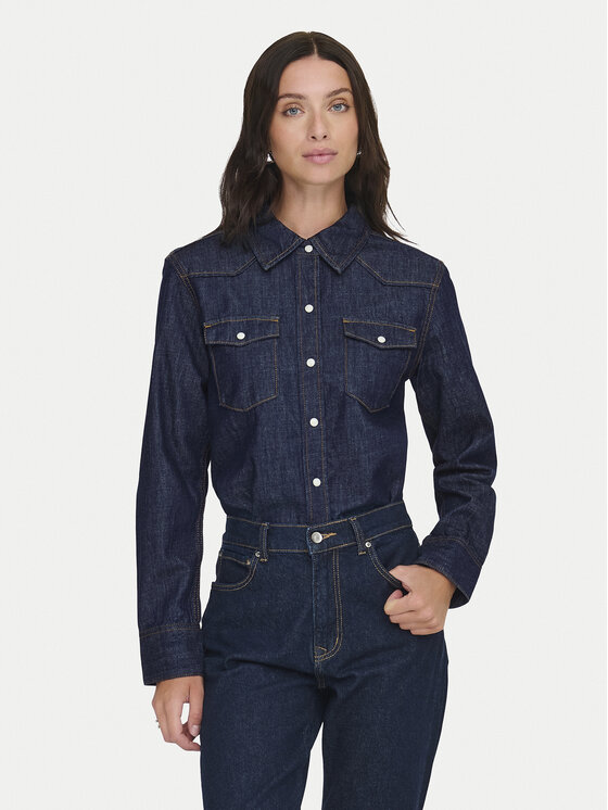 ONLY ONLY Farmering Charlize 15364777 Kék Regular Fit