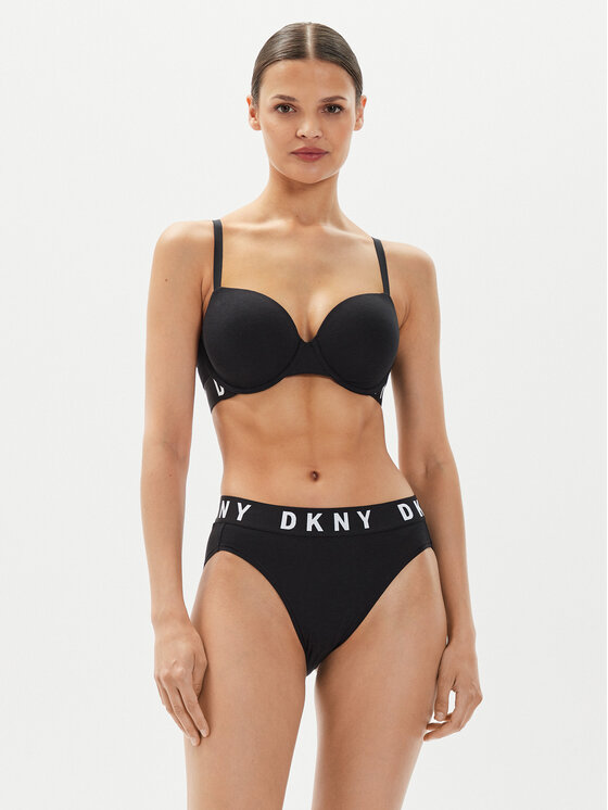 DKNY DKNY Nedrček s kostjo DK7511 Črna