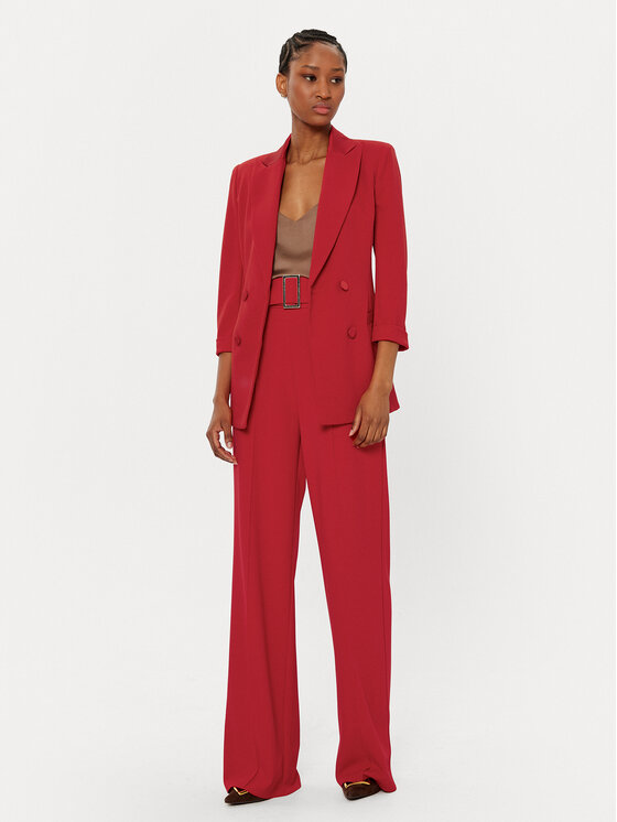 Imperial Imperial Marynarka JU25IAW Czerwony Slim Fit