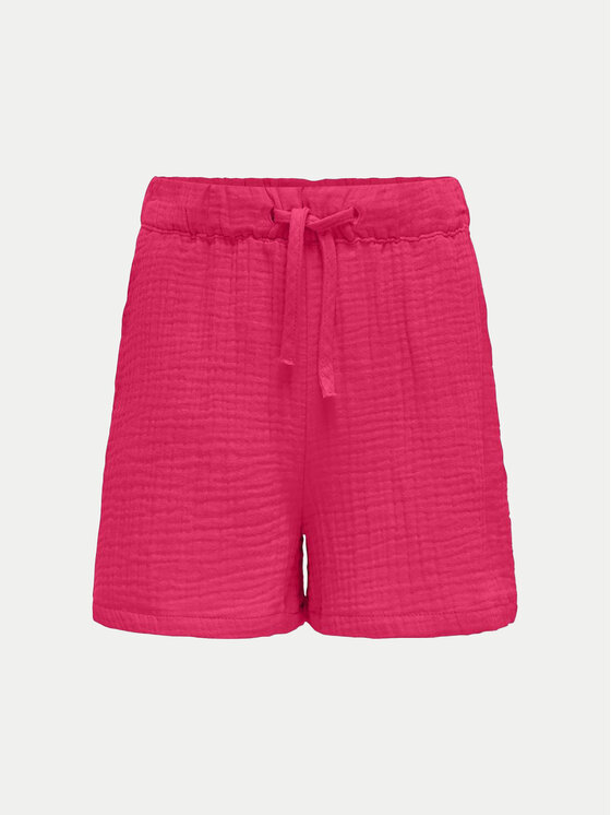 Kids ONLY Kids ONLY Šortky z materiálu Thyra 15293680 Růžová Regular Fit