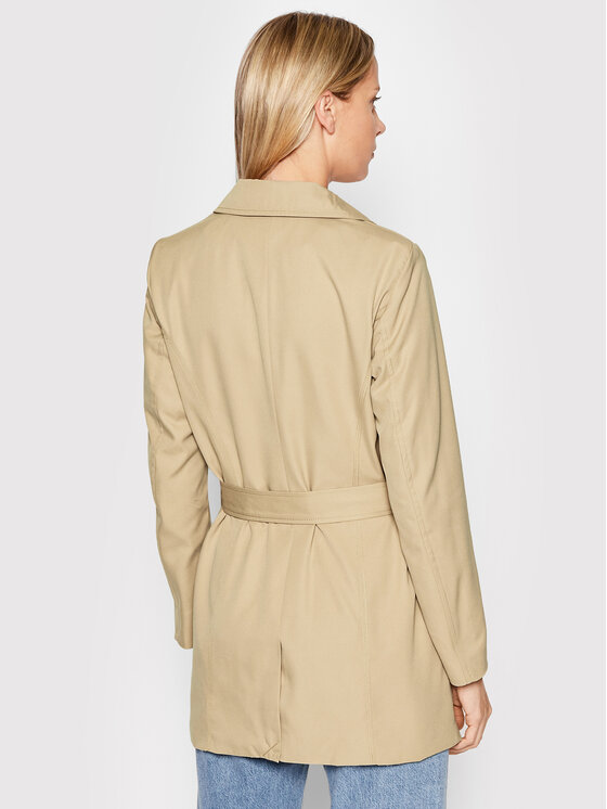 ONLY ONLY Trenčkot Valerie 15191821 Béžová Regular Fit