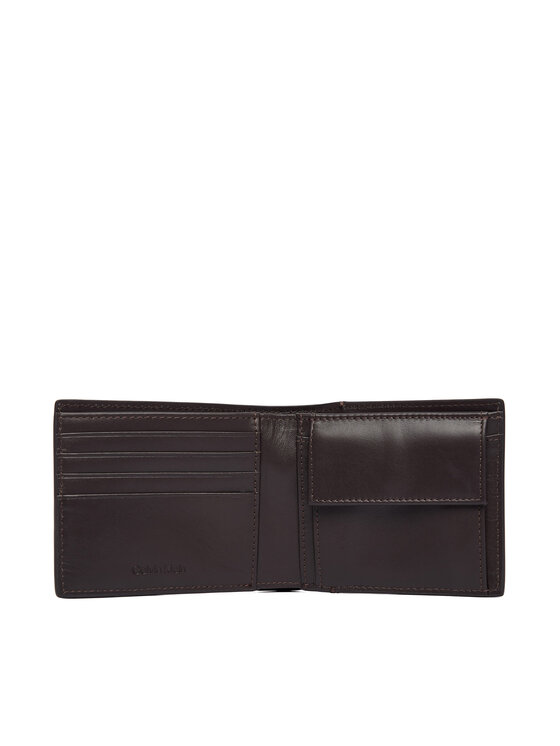 Calvin Klein Calvin Klein Πορτοφόλι Raised Billfold W/ Coin LV04D1163G Καφέ