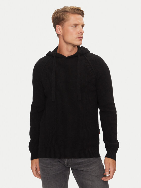REPLAY Męski Sweter, rozmiar M, Czarny, UK4476.000.G22726
