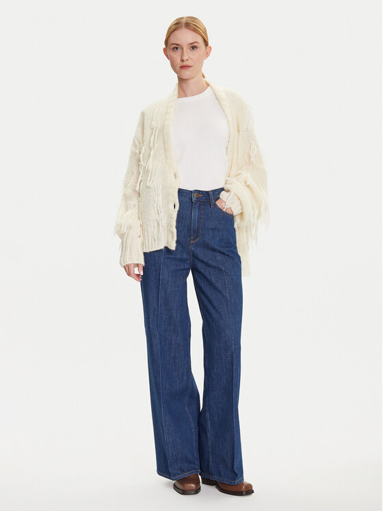 Lee Lee Jeansy Stella 112107279 Granatowy Wide Leg