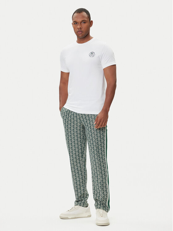 Lacoste Lacoste T-särk TH7712 Valge Regular Fit