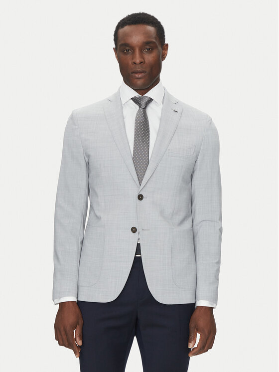 Michael Kors Michael Kors Sacou MK0SB01025 Gri Slim Fit