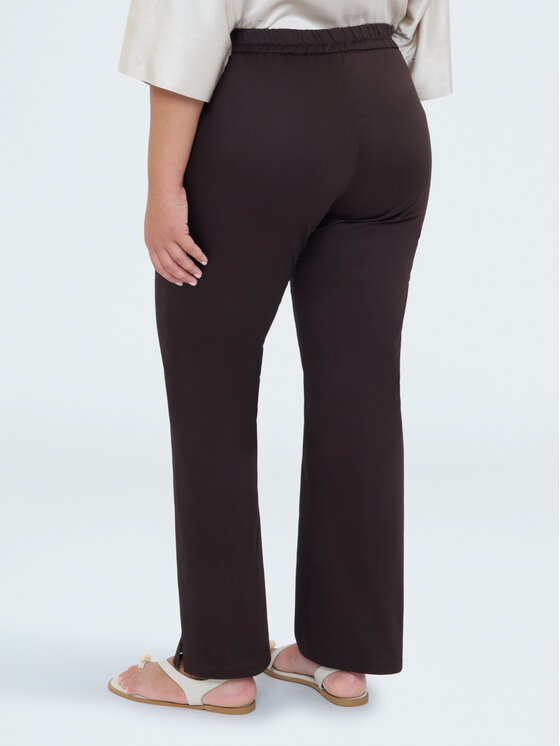 Fiorella Rubino Fiorella Rubino Spodnie materiałowe P076T005473N032 Brązowy Regular Fit
