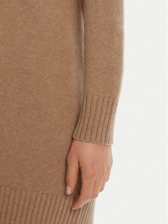 Polo Ralph Lauren Polo Ralph Lauren Strickkleid 211A91143001 Beige Slim Fit